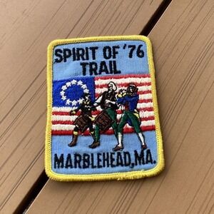Spirit of 76 Trail Marblehead‎ MA Embroidered Patch Revolutionary War